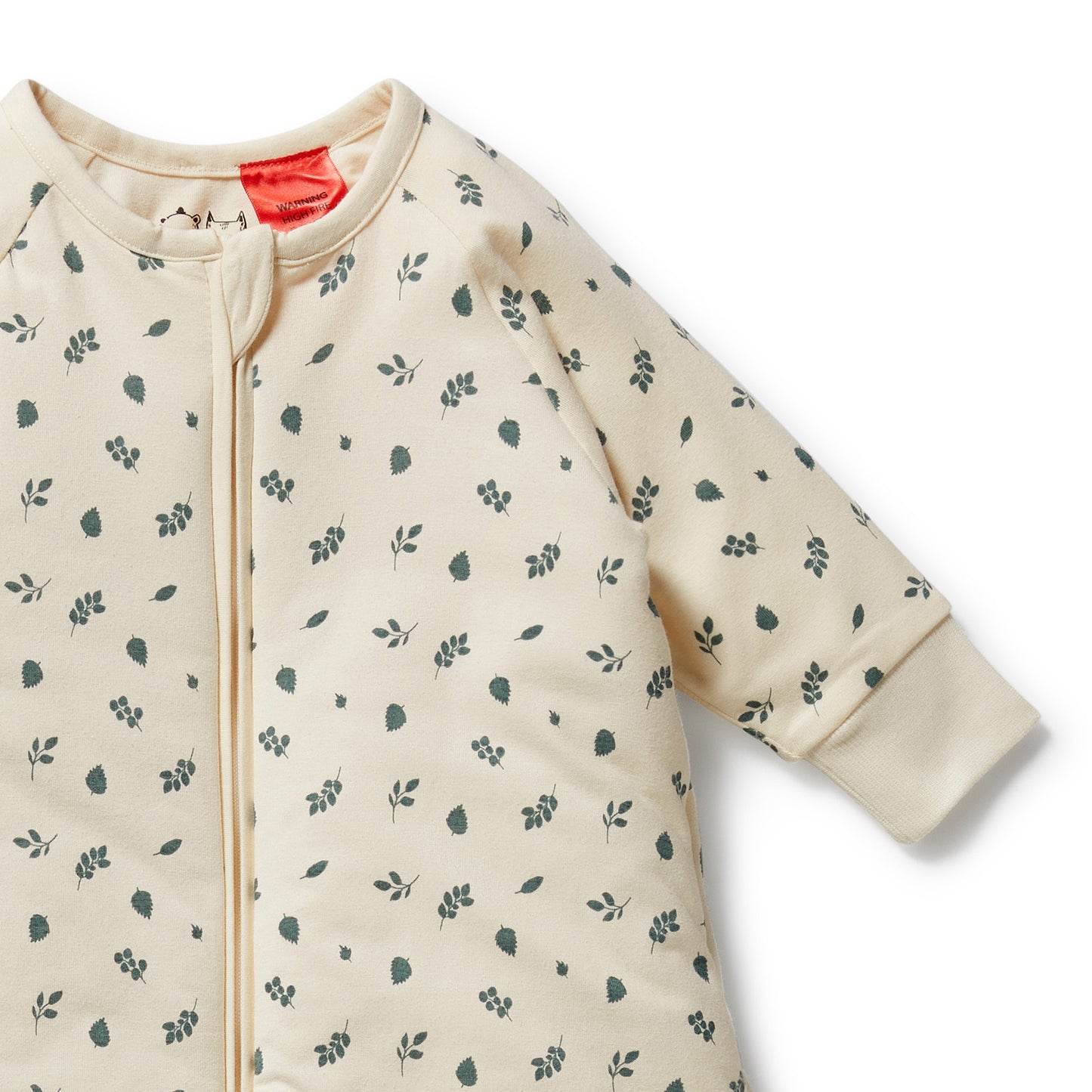 Wilson & Frenchy Organic Long Sleeved Sleeping Bag 3.5 TOG Twilight Leaf