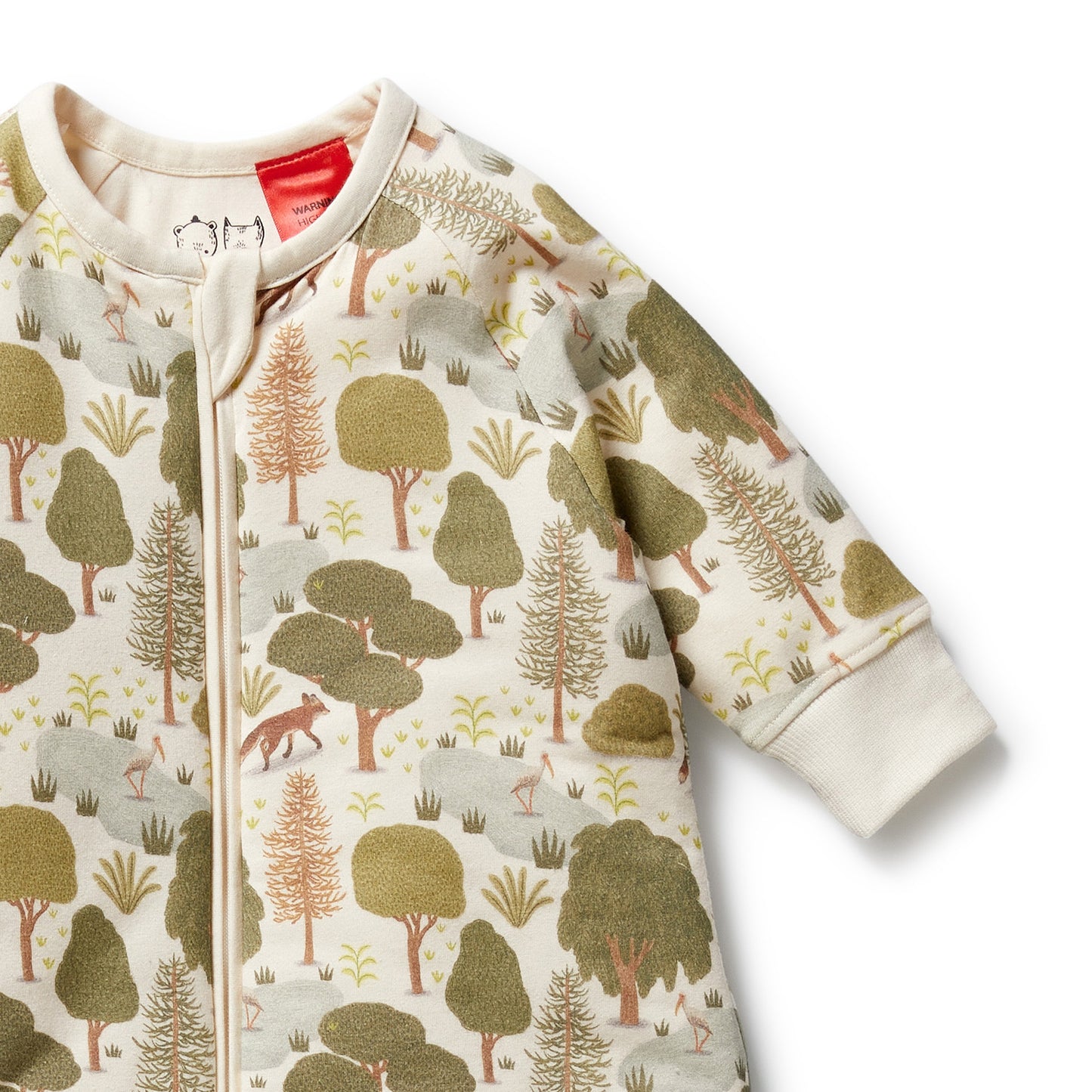 Wilson & Frenchy Organic Long Sleeved Sleeping Bag 3.5 TOG Little Trees