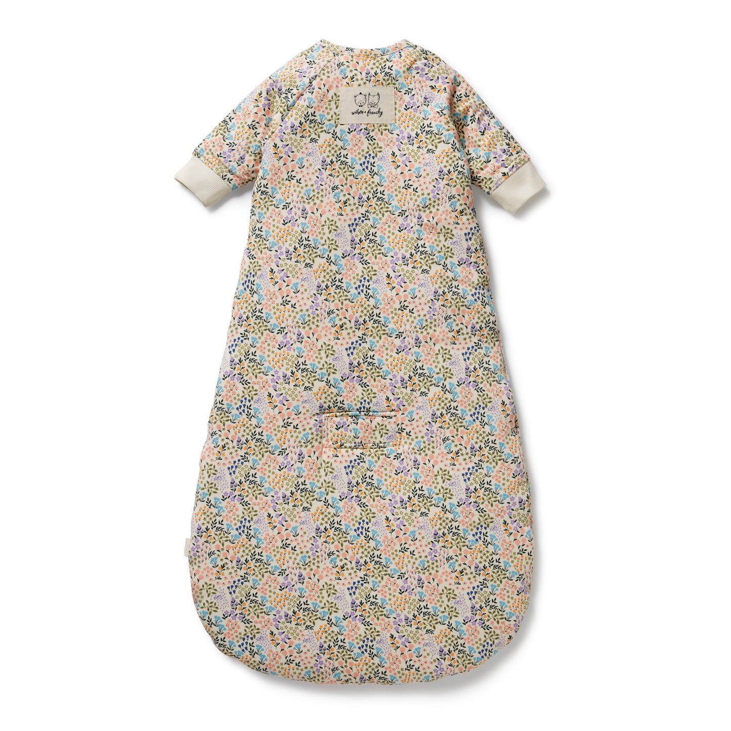 Wilson & Frenchy Organic Long Sleeved Sleeping Bag 3.5 TOG Tiny Bloom