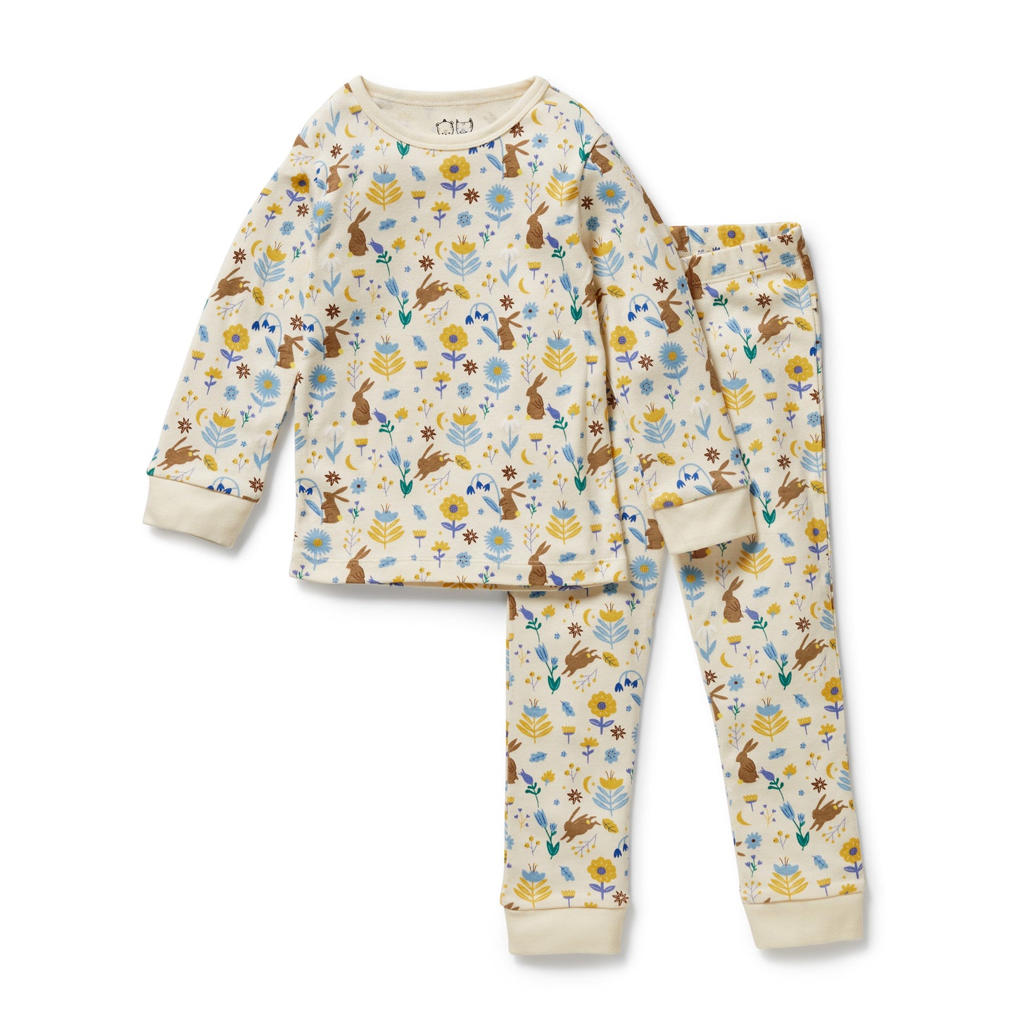 Wilson & Frenchy Organic Long Sleeved Pyjamas Daisy Mae