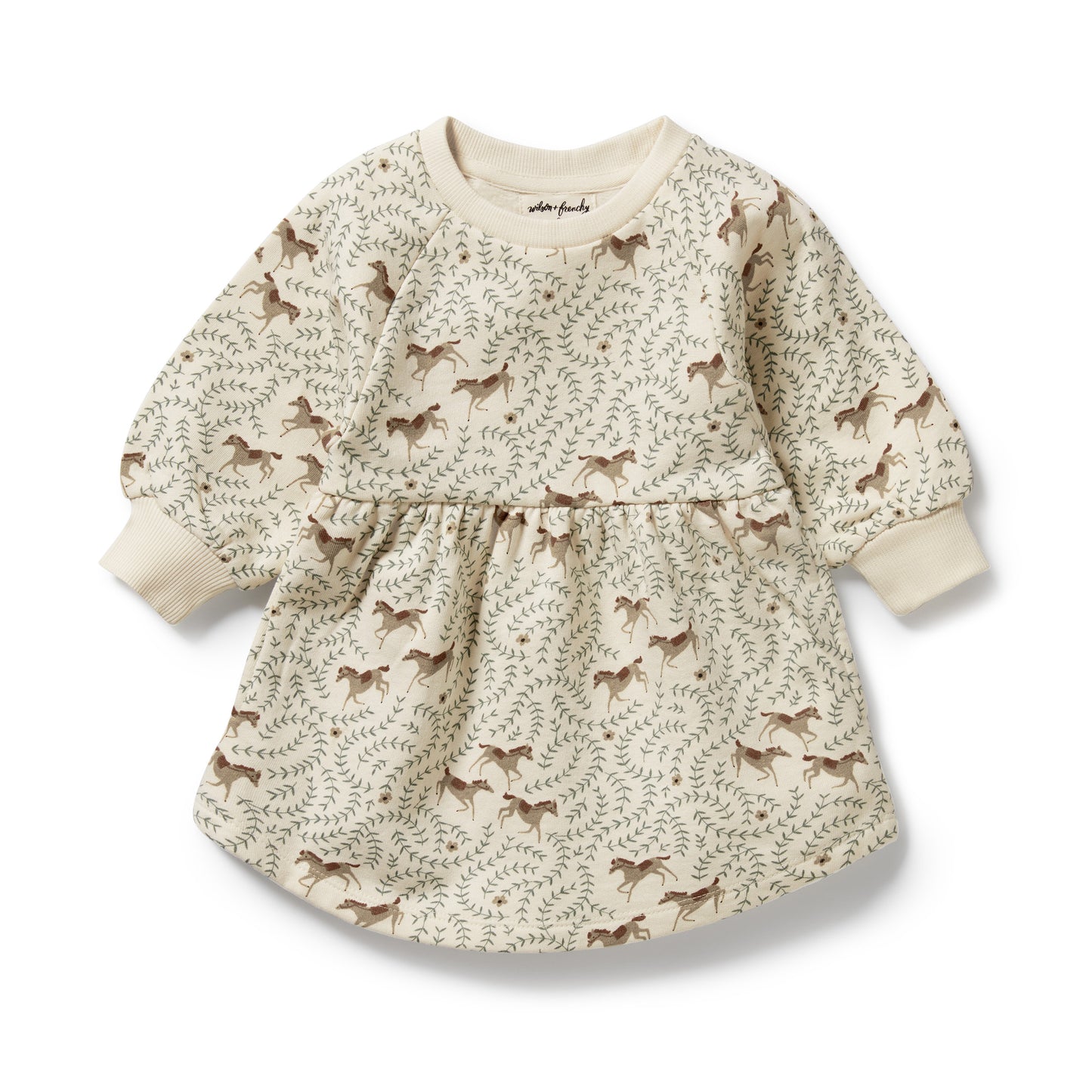 Wilson & Frenchy Organic Terry Sweat Dress Trixie Horse