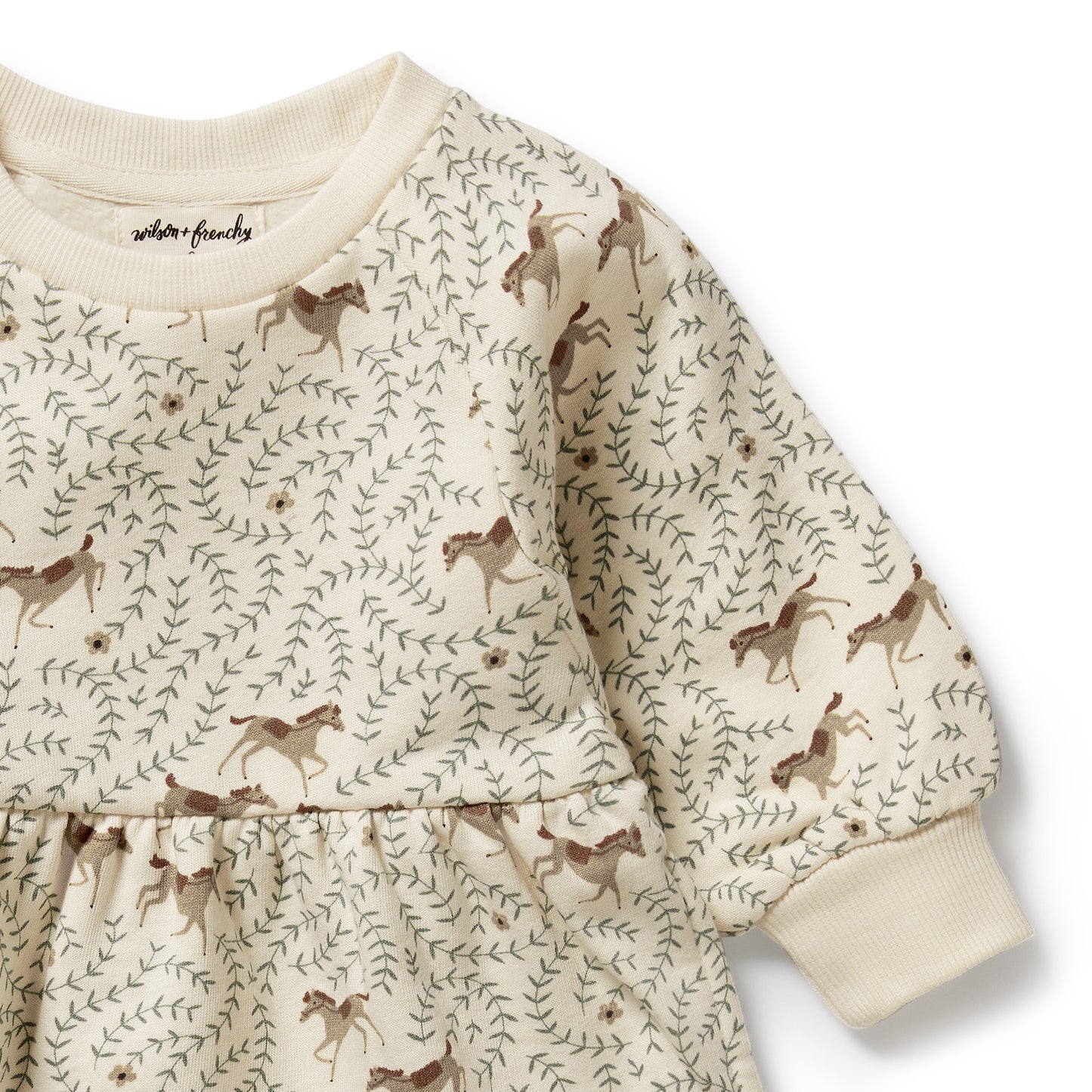 Wilson & Frenchy Organic Terry Sweat Dress Trixie Horse