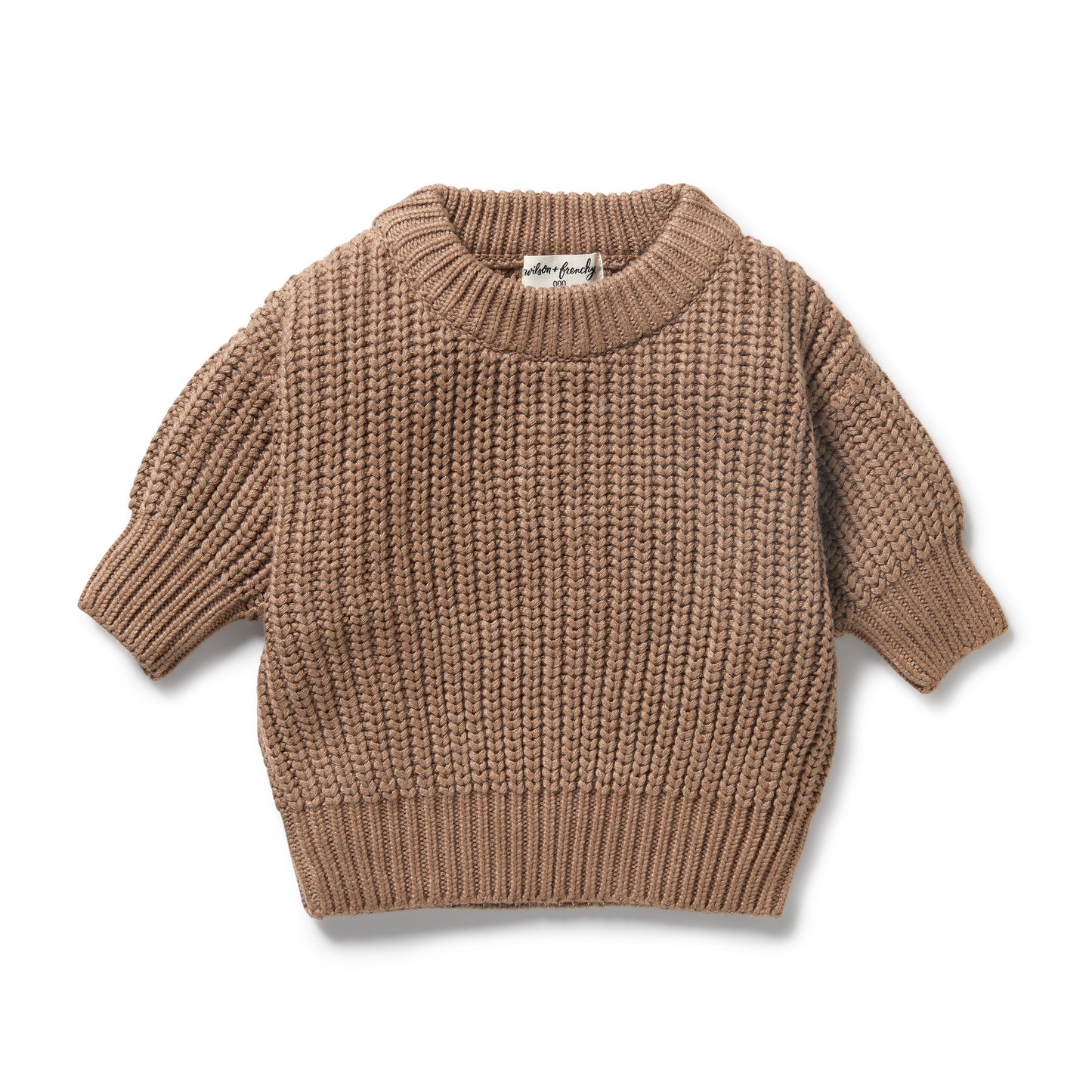 Wilson & Frenchy Organic Knitted Jumper Coco Speckle