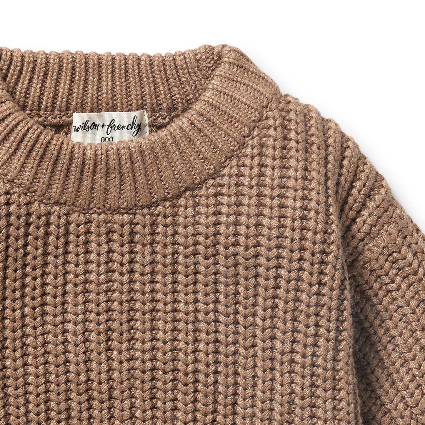 Wilson & Frenchy Organic Knitted Jumper Coco Speckle
