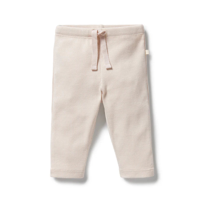 Wilson & Frenchy Organic Rib Legging Dusty Rose