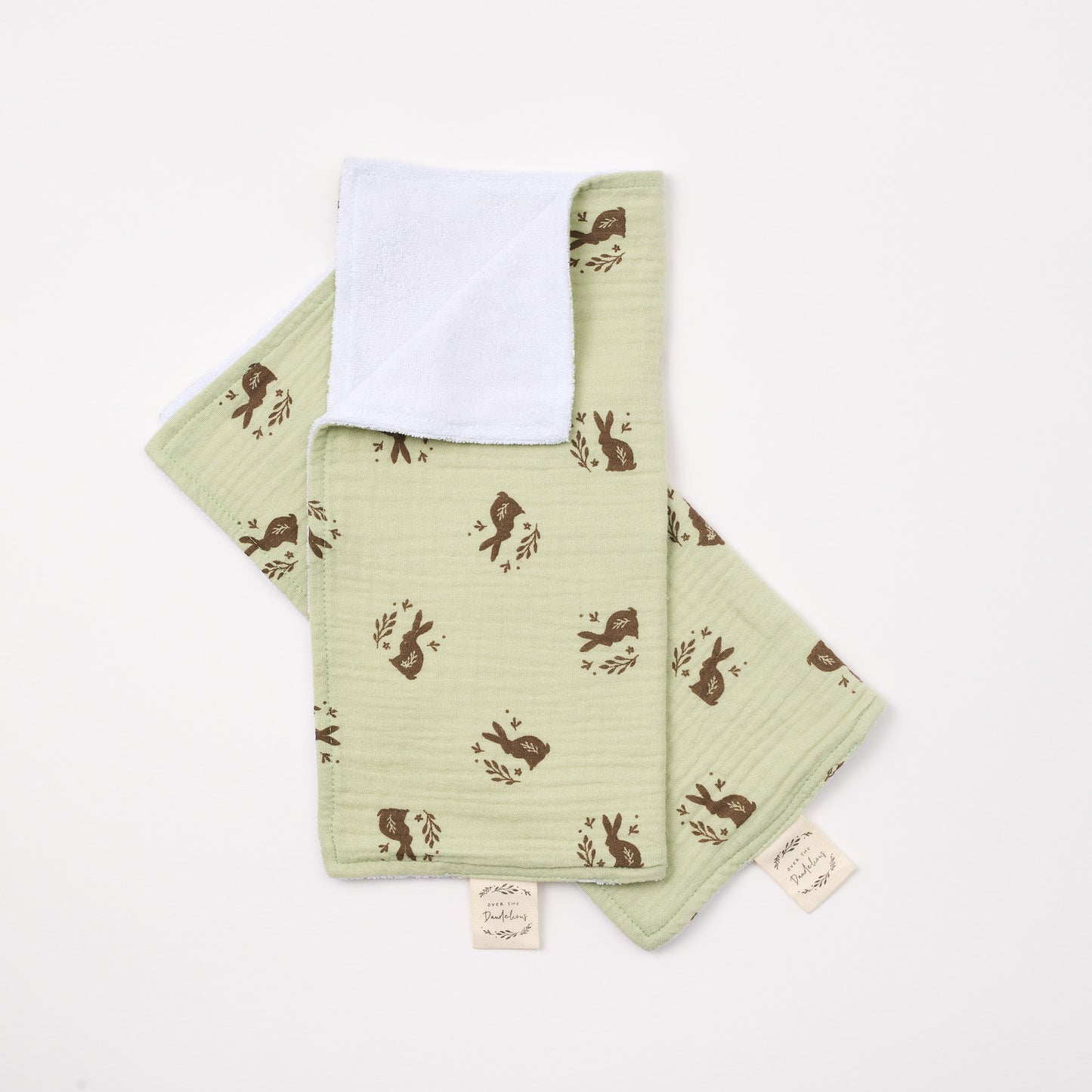 Over the Dandelions Washcloth Set of 2 Meadow