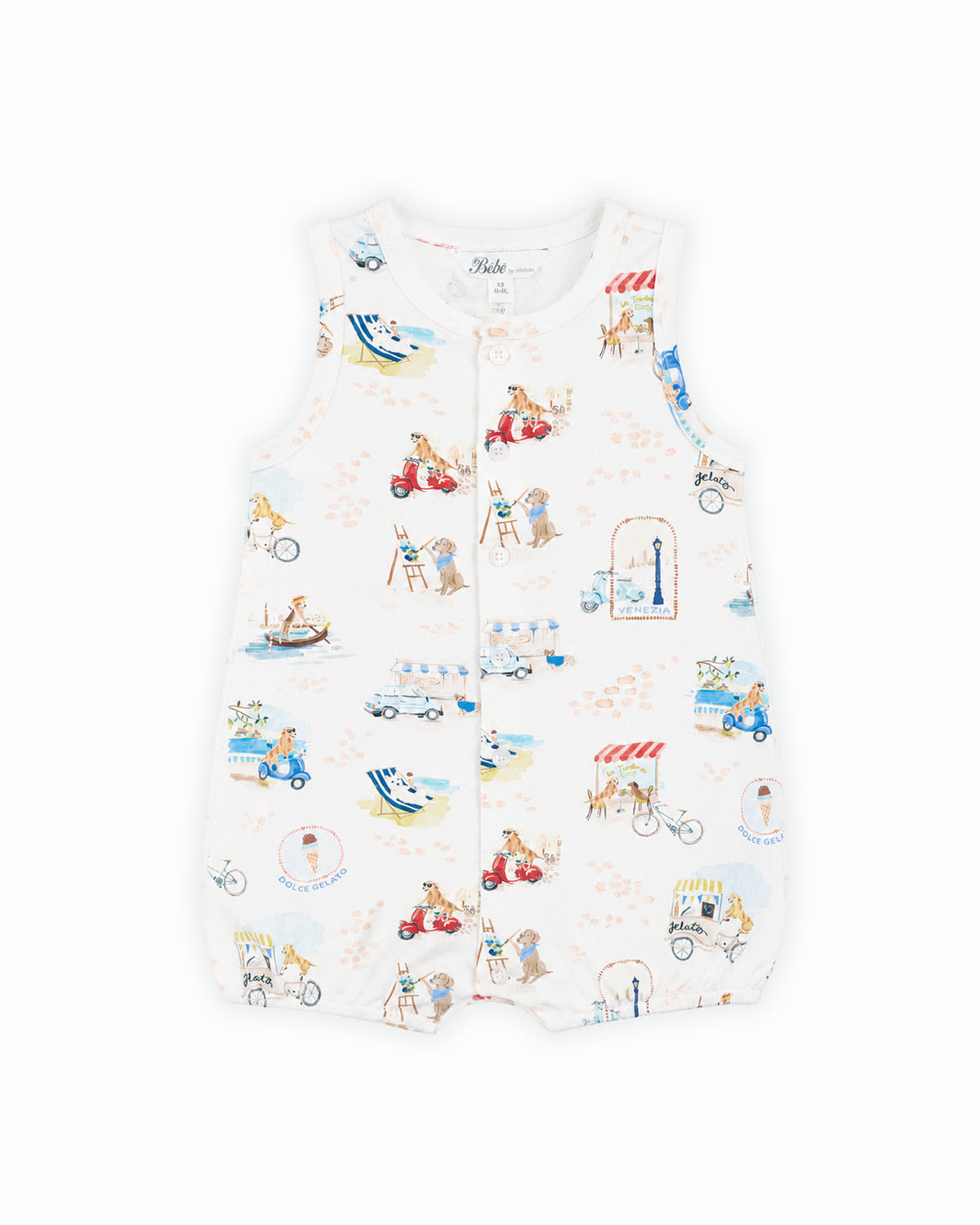 Minihaha Alexi Button Front Romper