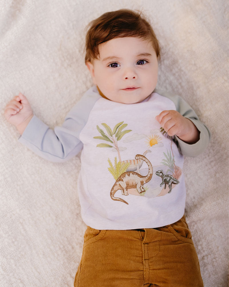 Minihaha Isaac Dinosaur Tee