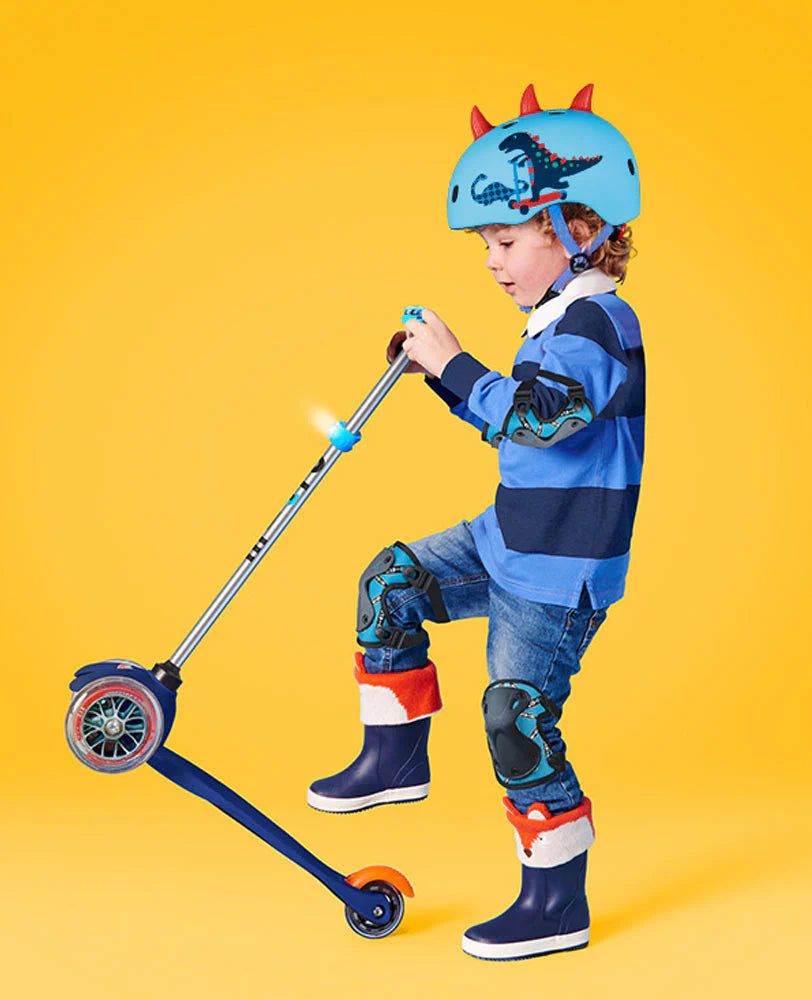 Micro Kids Helmet 3D Scootersaurus