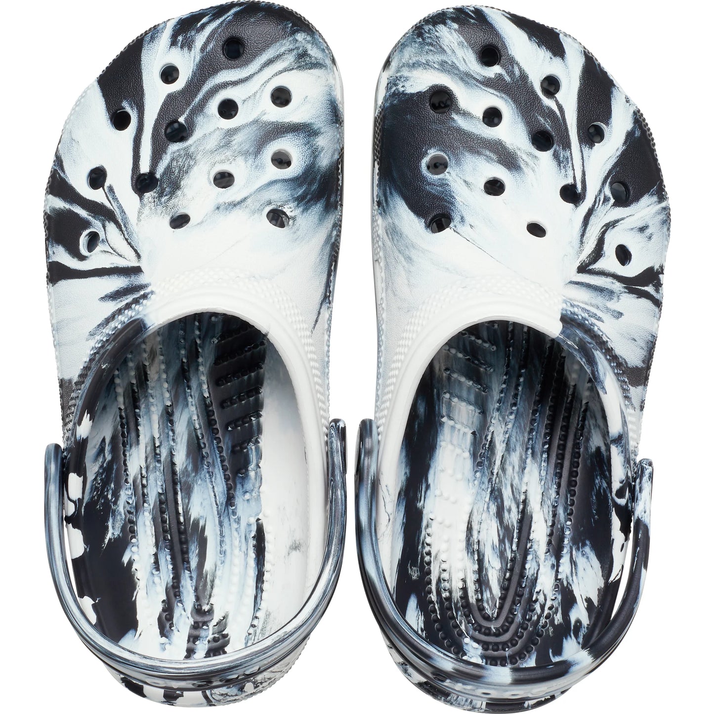 Crocs Classic Marbled Clog Kids/Youth Black/White