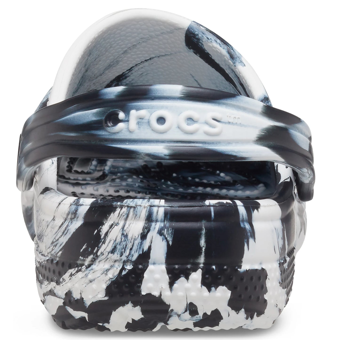 Crocs Classic Marbled Clog Kids/Youth Black/White