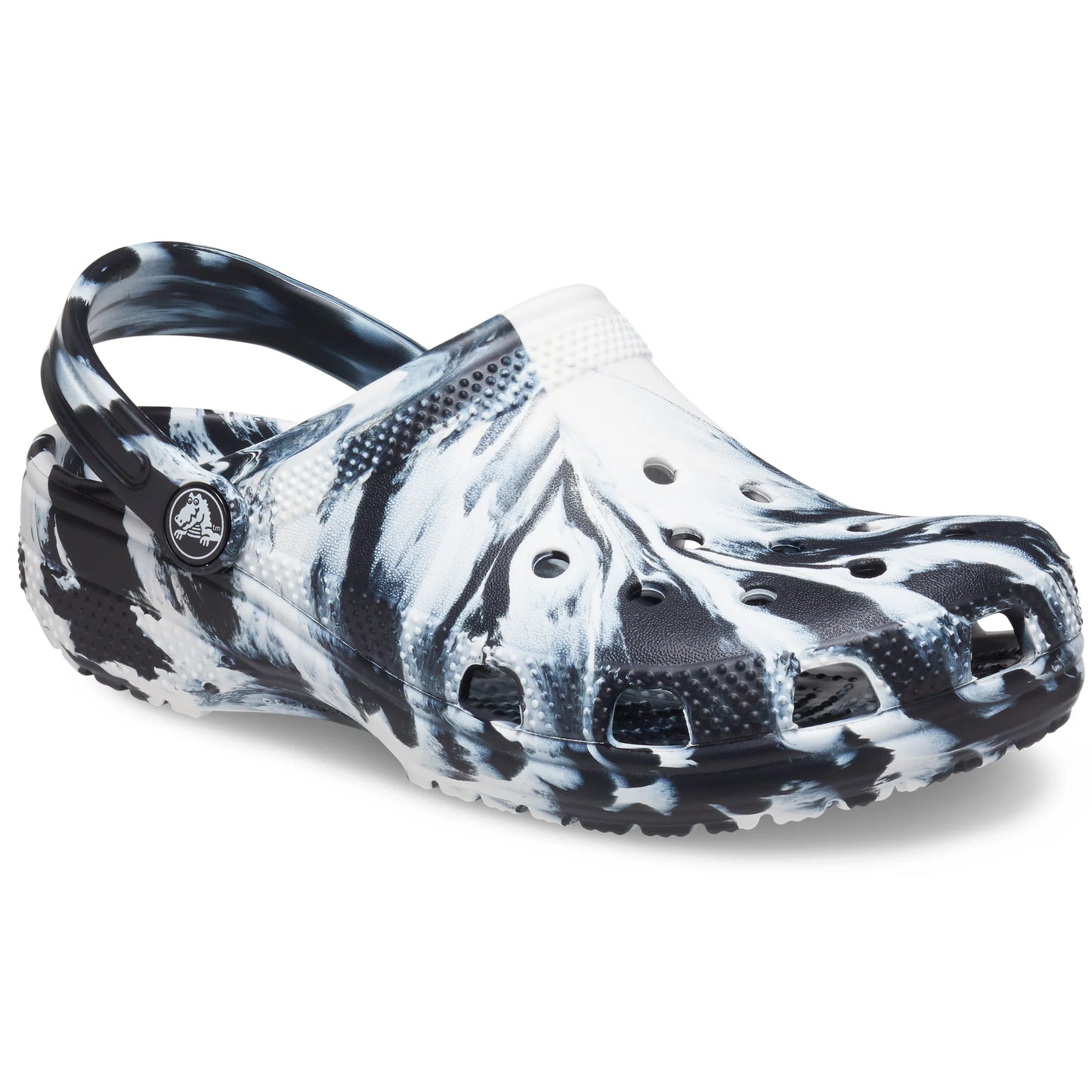 Crocs Classic Marbled Clog Kids/Youth Black/White