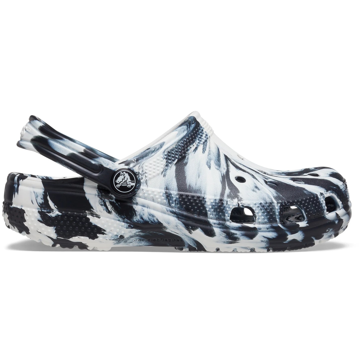 Crocs Classic Marbled Clog Kids/Youth Black/White