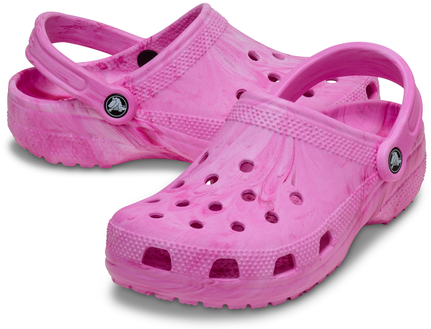 Crocs Classic Watercolour Marbled Clog Kids/Youth Pink Swirl