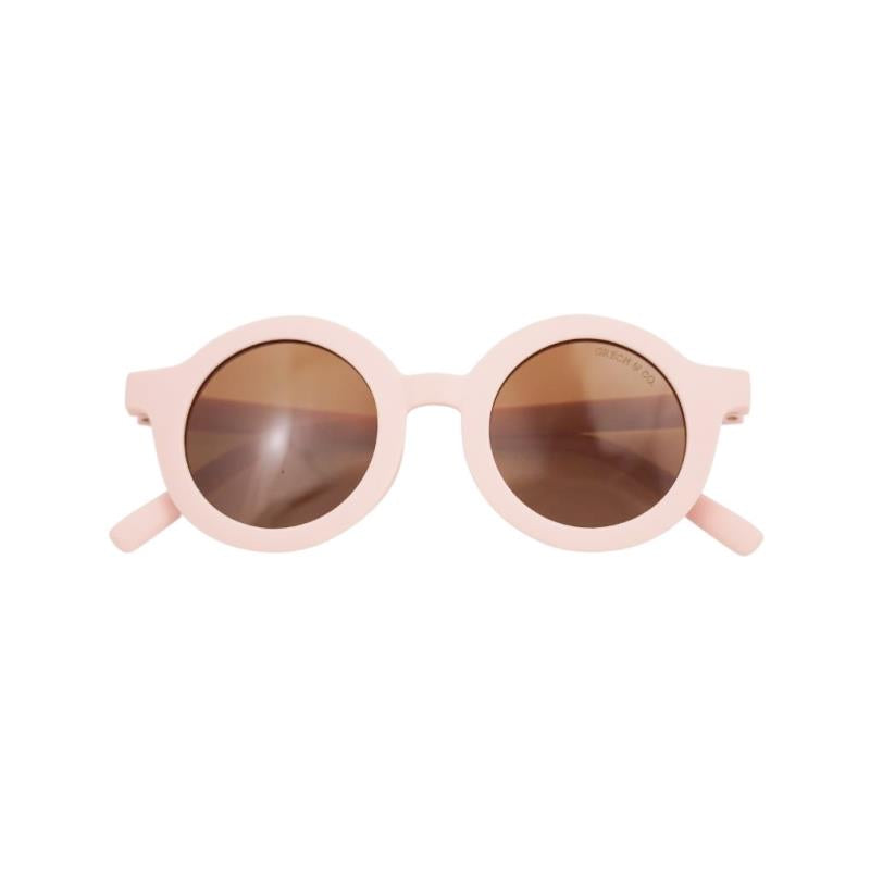 Grech & Co Original Round Polarised Child Sunglasses Blush Bloom
