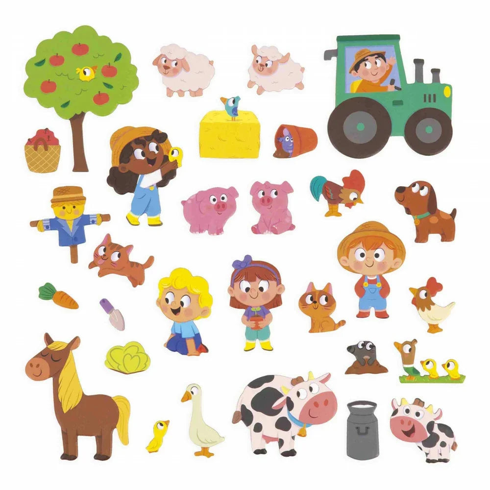 Janod Farm Magnetic Story