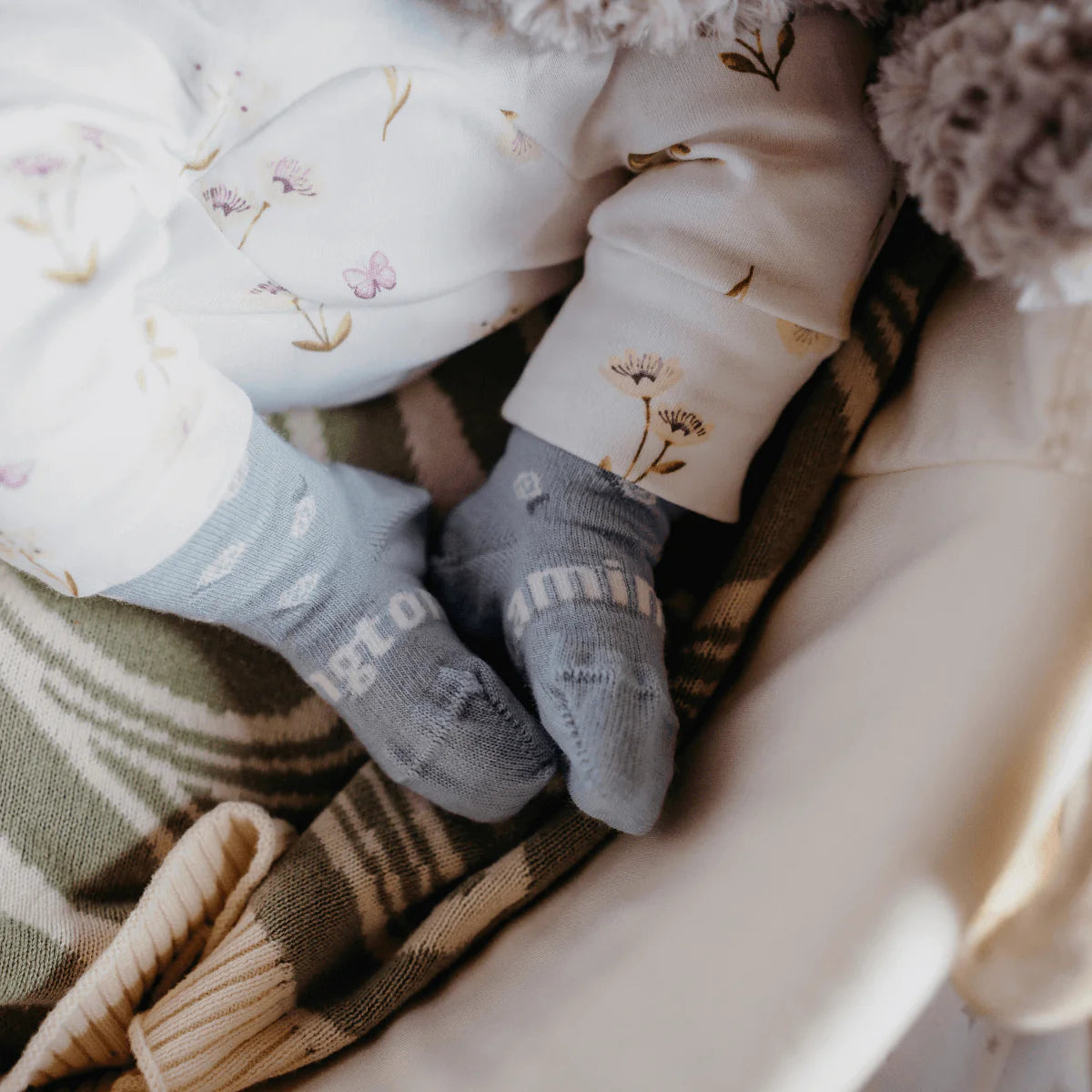Lamington Baby Merino Crew Socks Tahnee