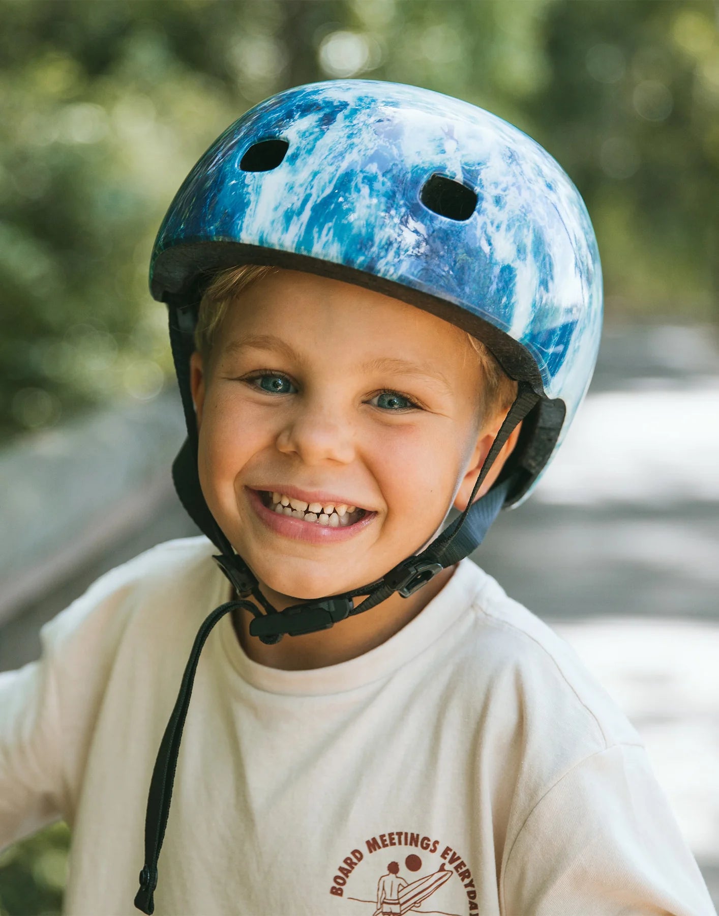 Micro Kids Helmets Pattern Ocean