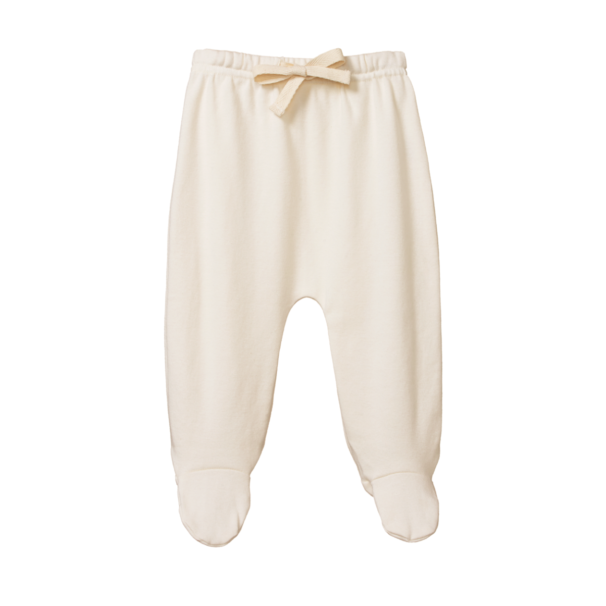 Nature Baby Footed Rompers Natural
