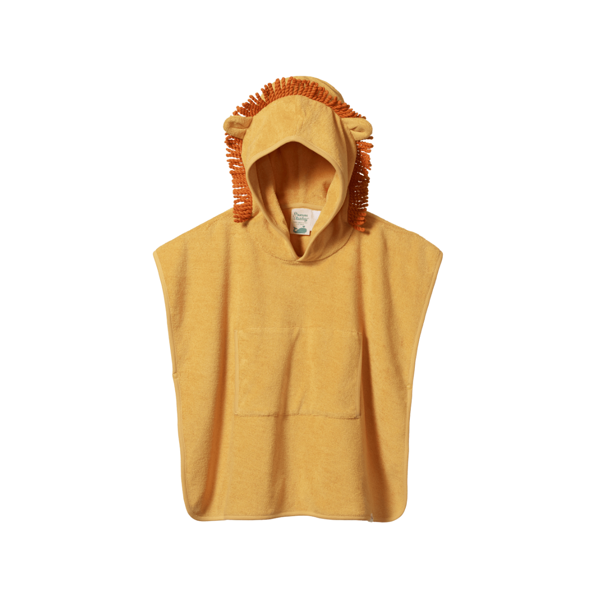 Nature Baby Lion Poncho Towel Golden
