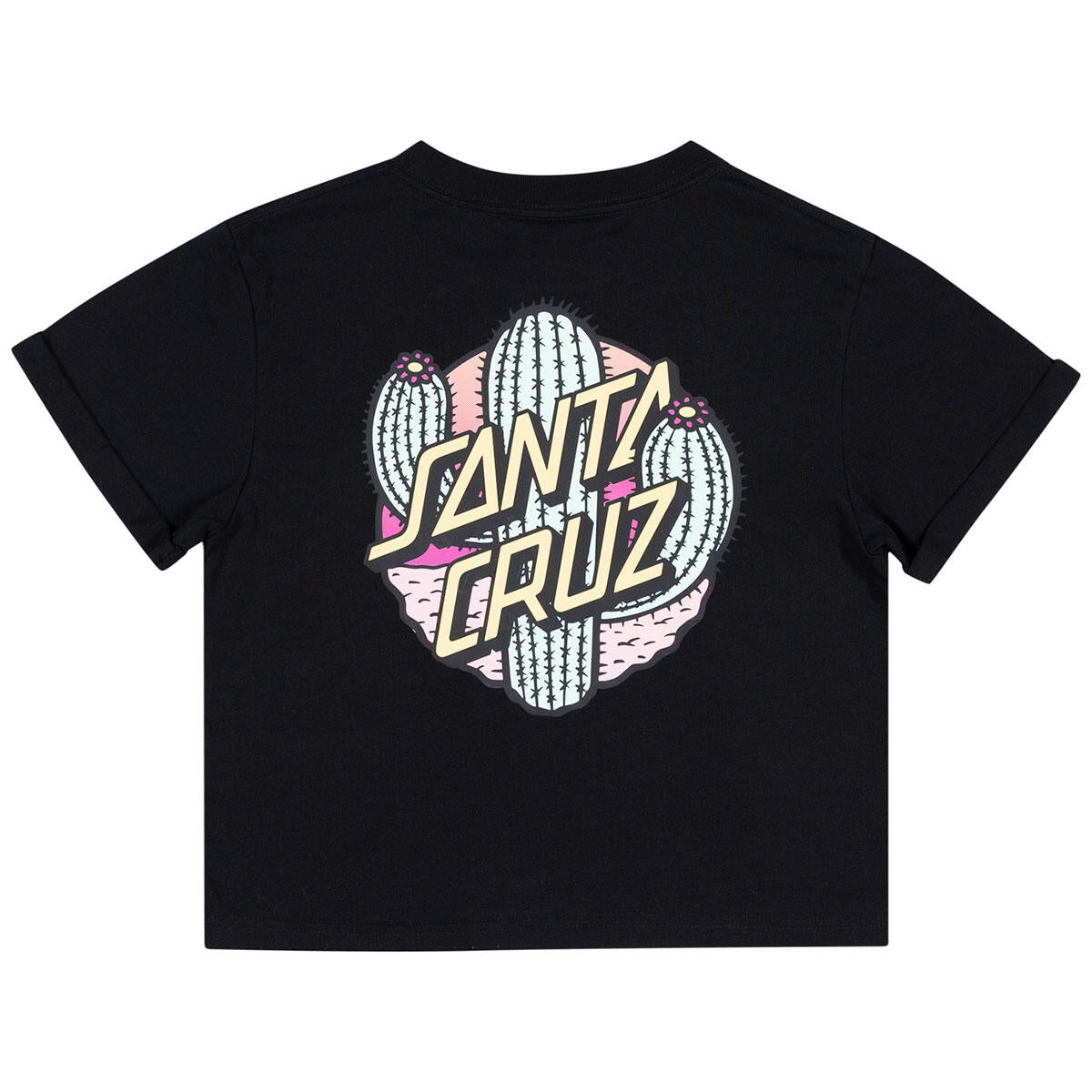 Santa Cruz Cactus Dot Tee Black