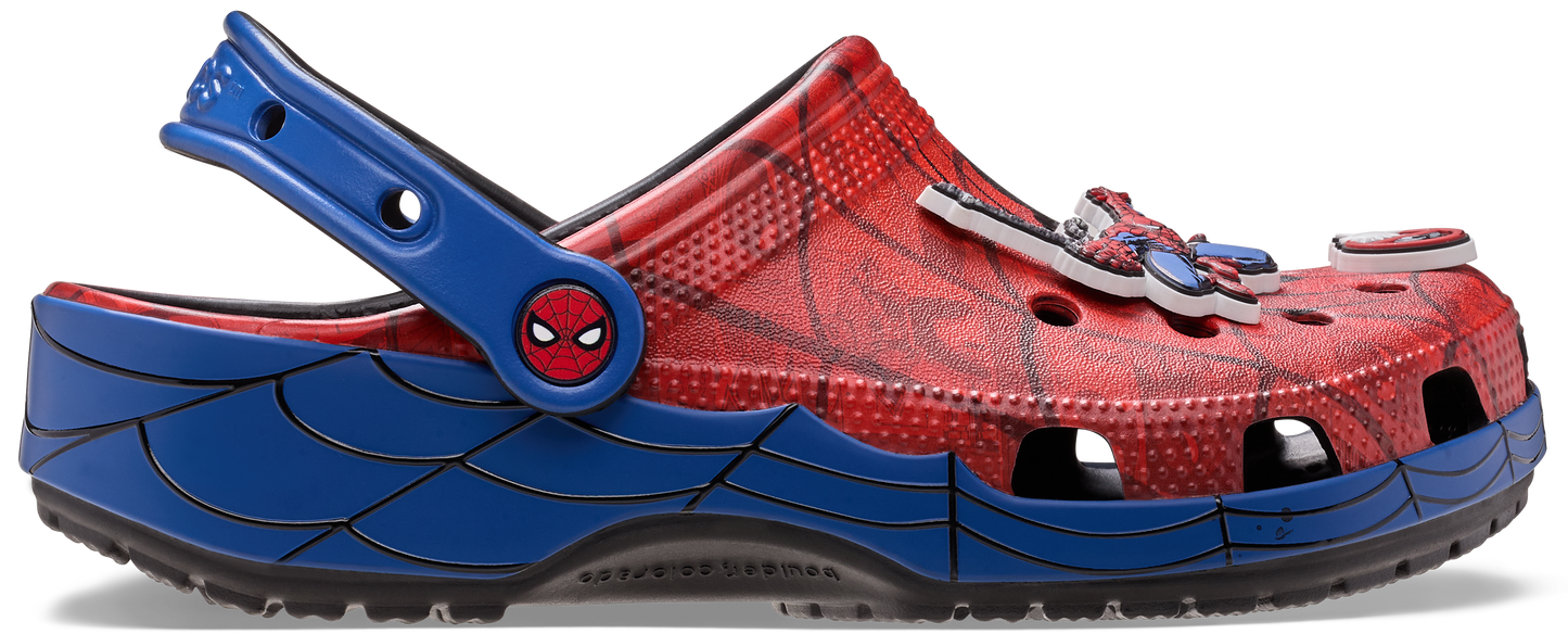 Crocs Classic Clog Toddlers Spiderman Web
