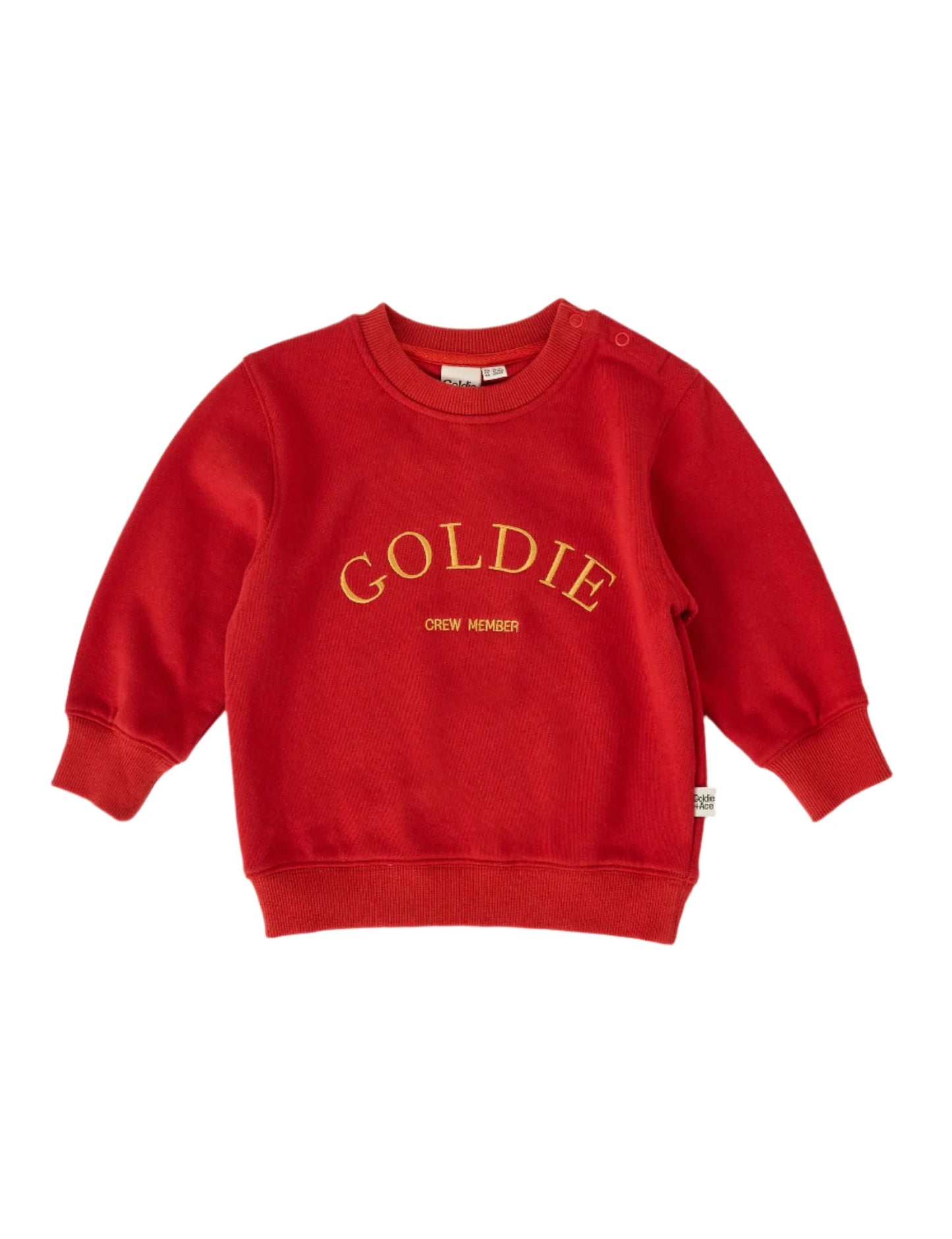 Goldie + Ace Goldie Crew Embroidered Sweater
