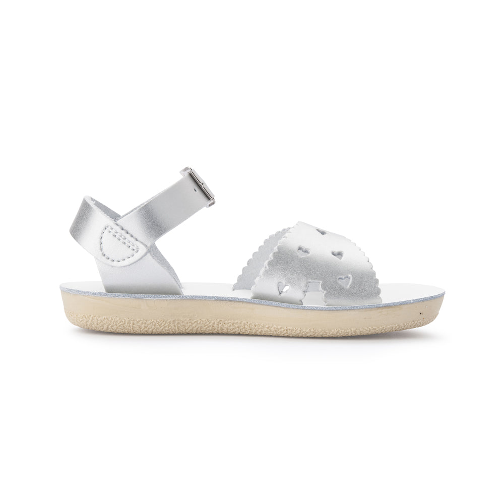 Saltwater Sandal Sun-San Sweetheart Silver