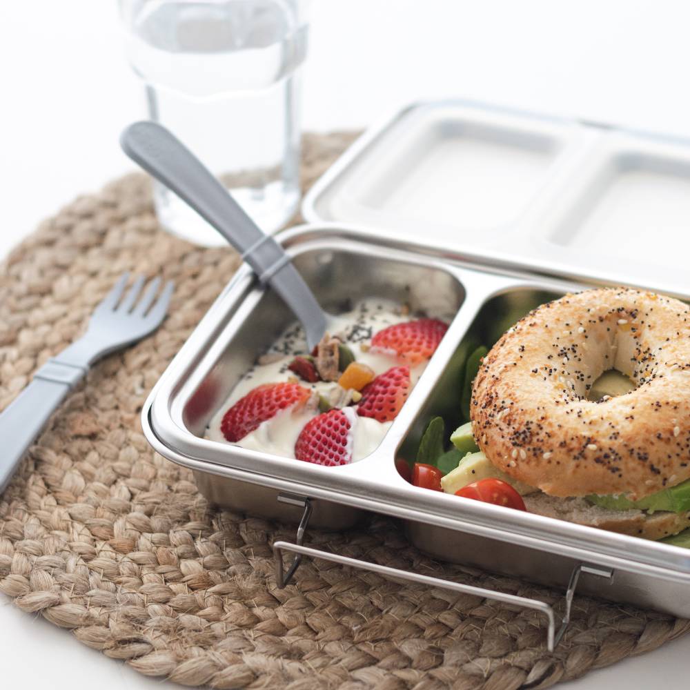 Nestling Stainless Steel Duo Bento Box