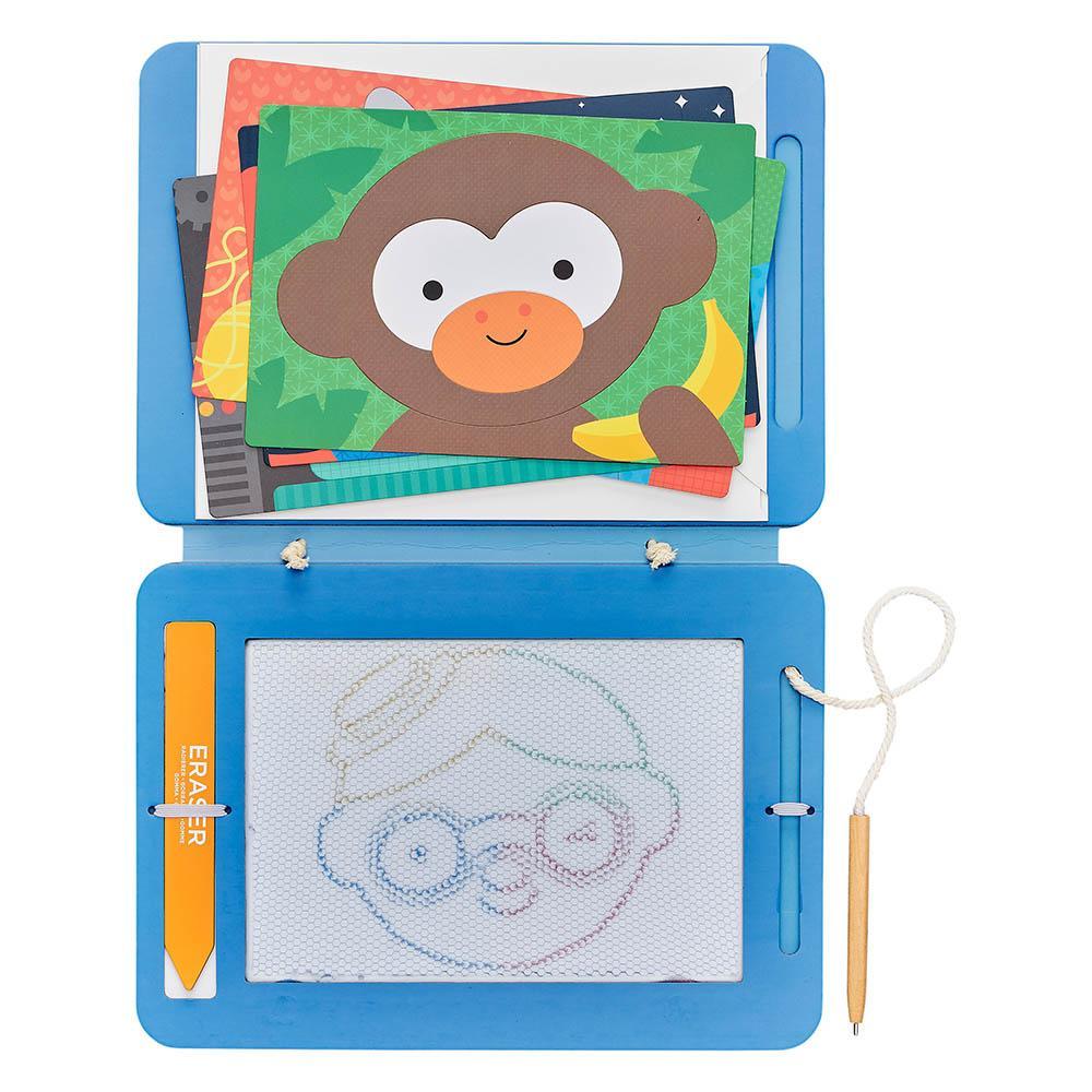 Le Petit Collage Magic Sketch & Stencil Funny Faces