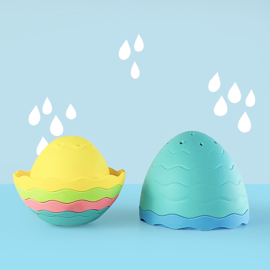 Tiger Tribe Stack & Pour Bath Egg