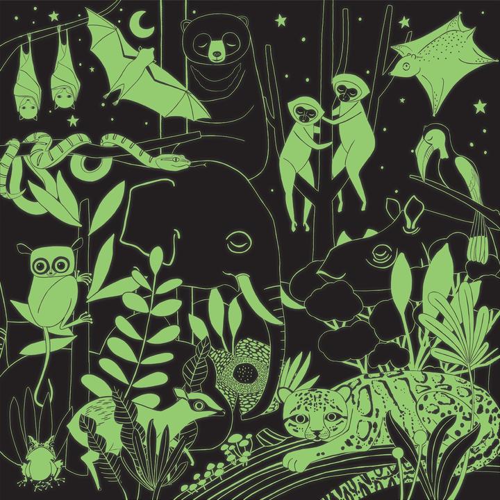 Glow In The Dark Jungle Puzzle 500pce