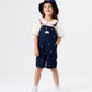 Goldie + Ace Mini Strawberry Embroidered Burton Overalls