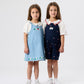 Goldie + Ace Mini Strawberry Embroidered Burton Overalls