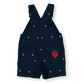Goldie + Ace Mini Strawberry Embroidered Burton Overalls