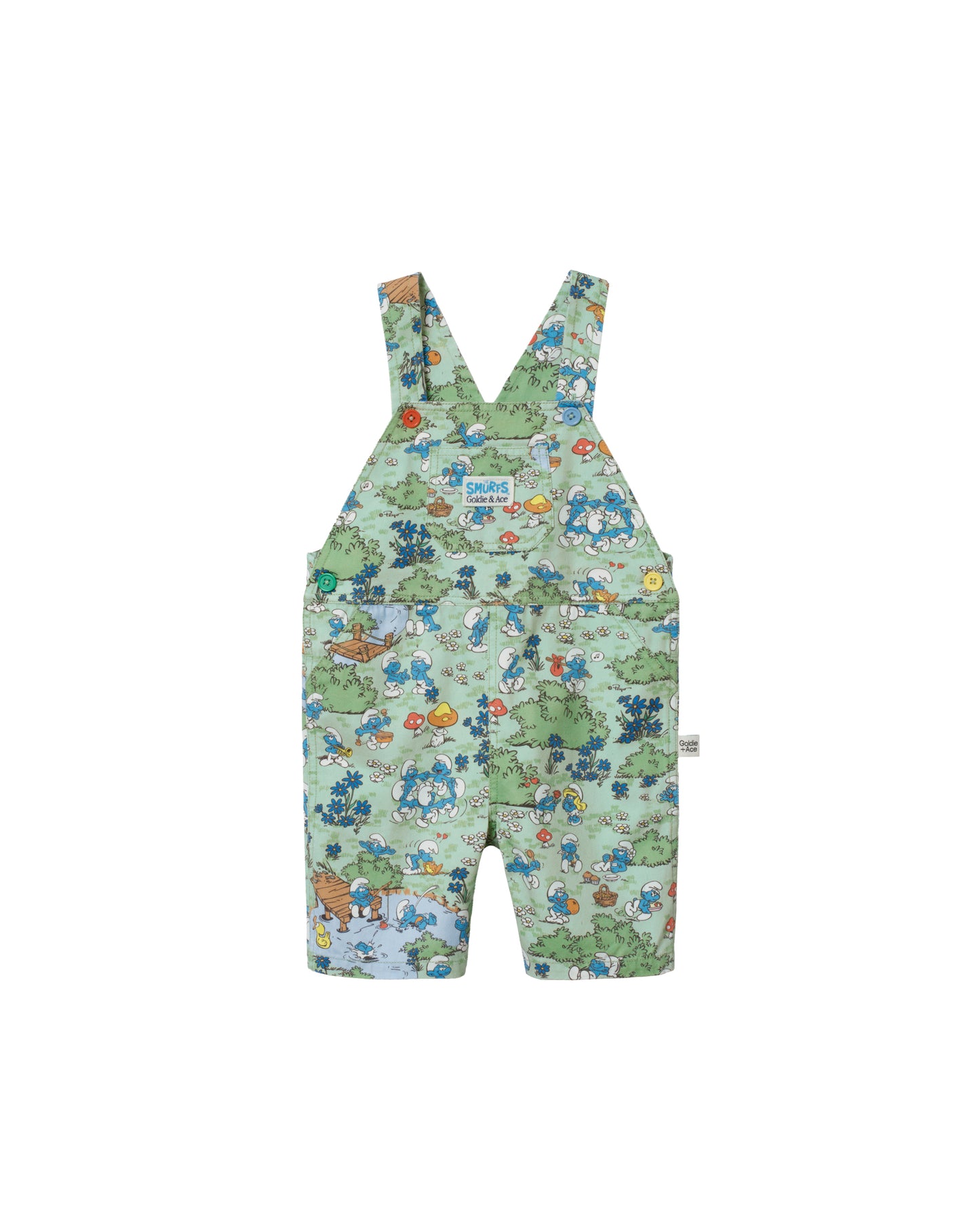 Goldie + Ace The Smurfs Village Print Burton Overall