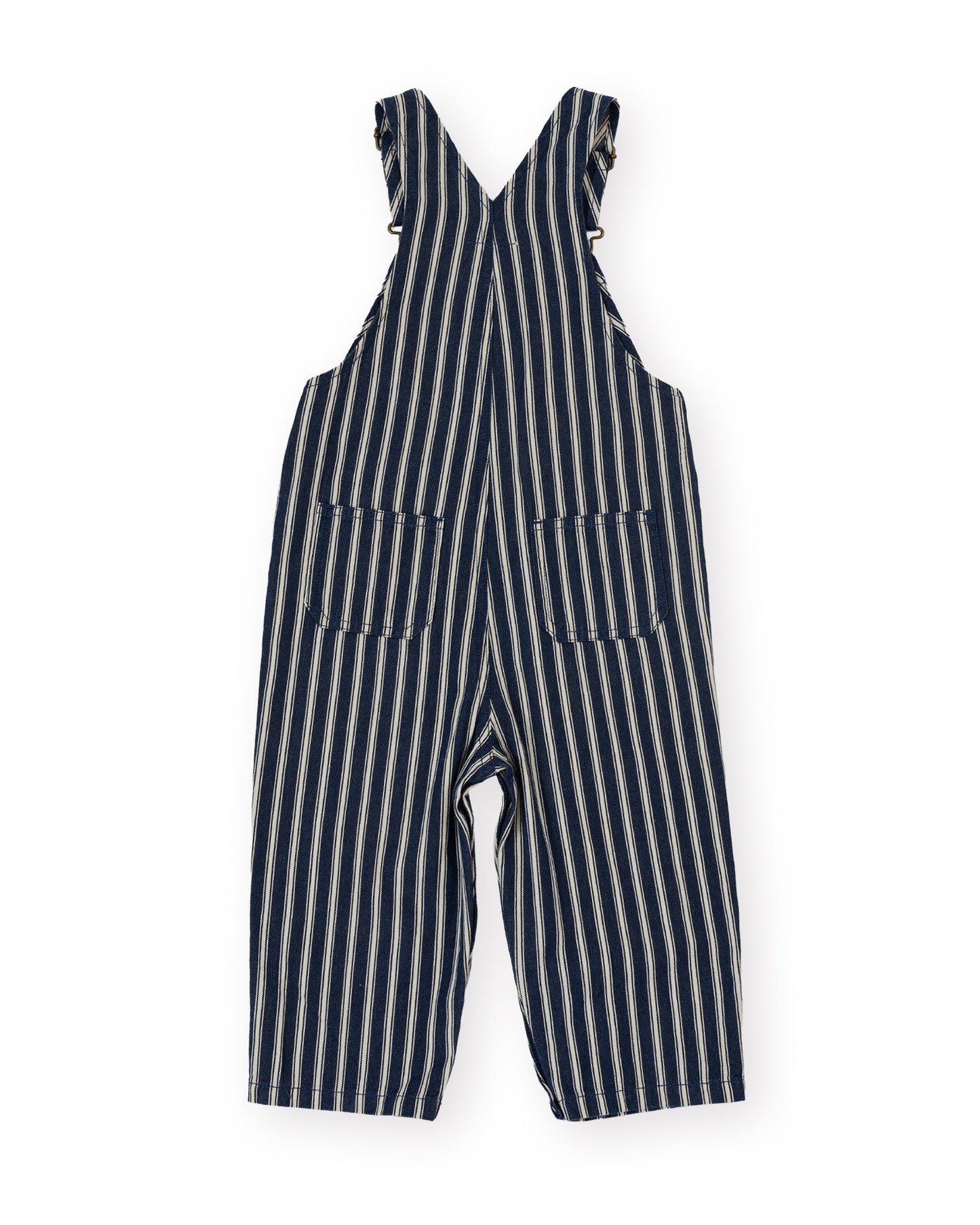 Goldie + Ace Railroad Stripe Austin Overalls