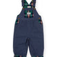 Goldie + Ace Austin Green Check Overalls