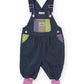 Goldie + Ace Colour Pop Baby Austin Overalls Purple | Green