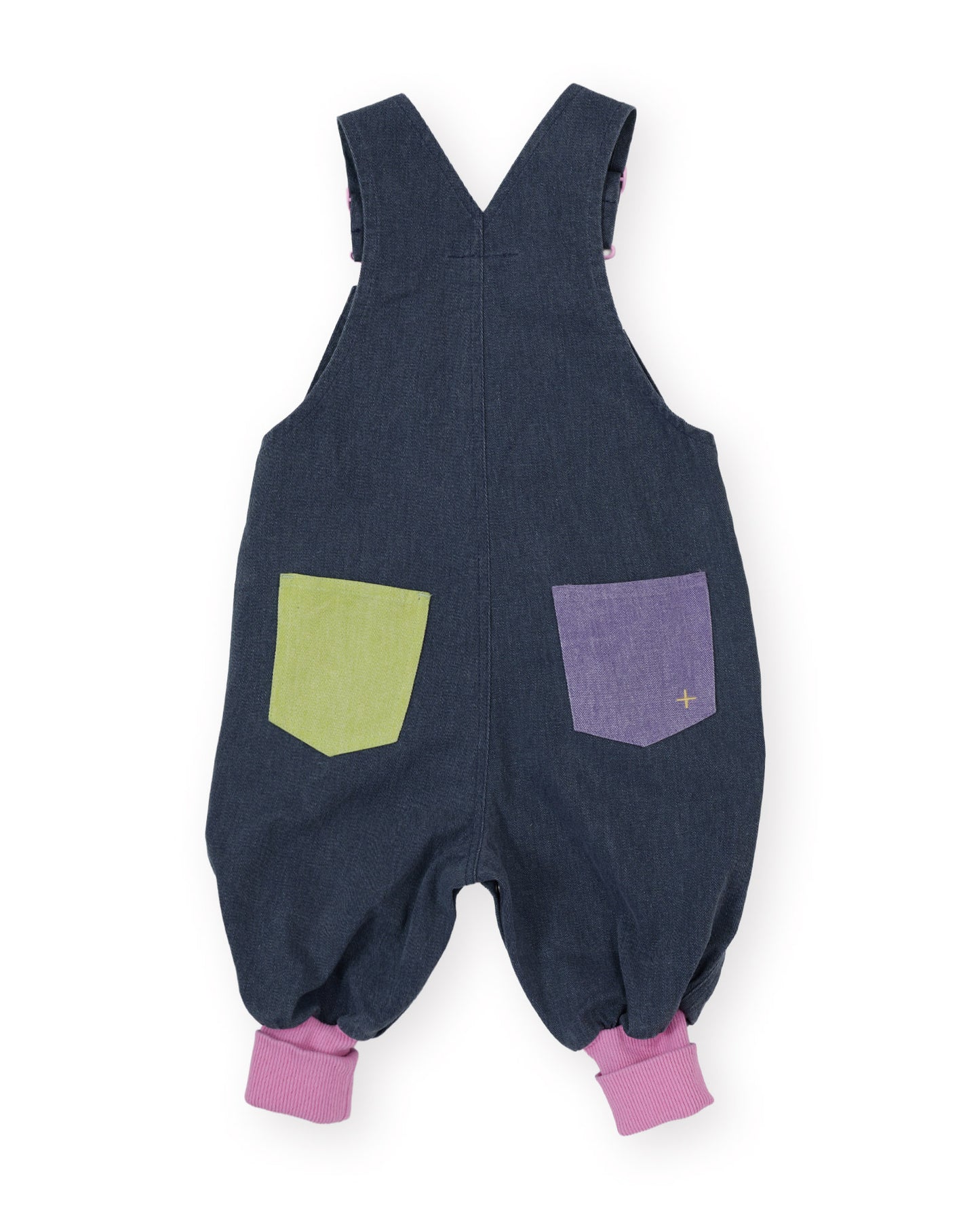 Goldie + Ace Colour Pop Baby Austin Overalls Purple | Green