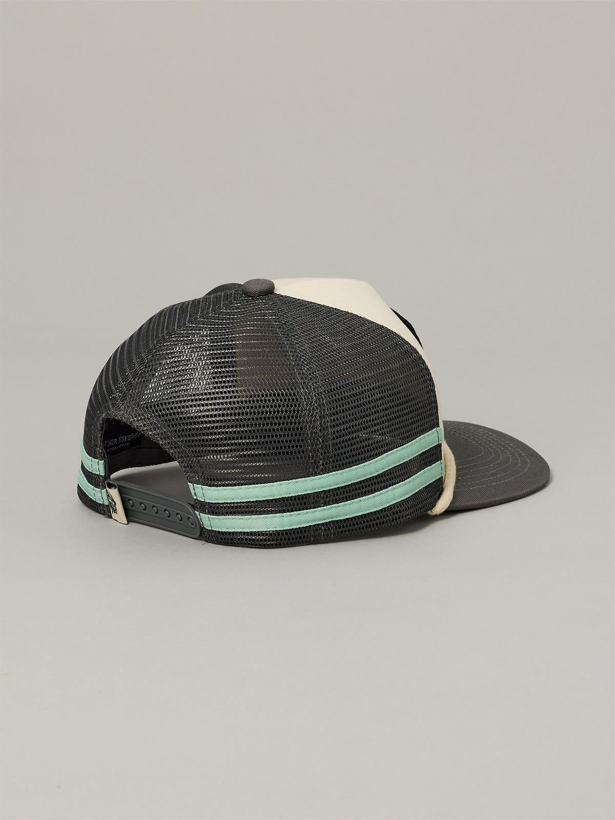 Just Another Fisherman Mini Kahawai Lorry Cap Cream | Charcoal