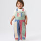 Goldie + Ace Patchwork Stripe Blake Overalls