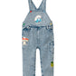 Goldie + Ace The Smurfs Patch Austin Overalls