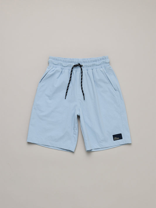 Just Another Fisherman Mini Crewman Shorts Light Blue