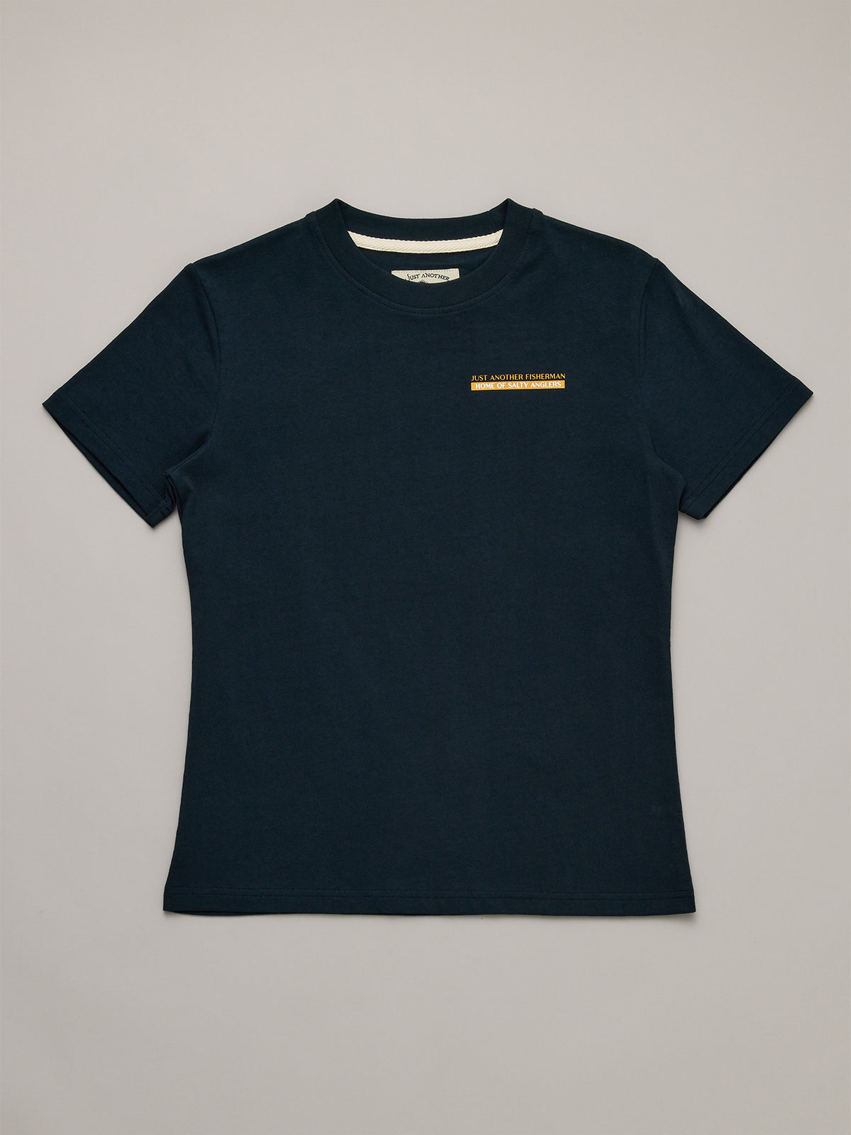 Just Another Fisherman Mini Salty Anglers Short Sleeve Tee Navy