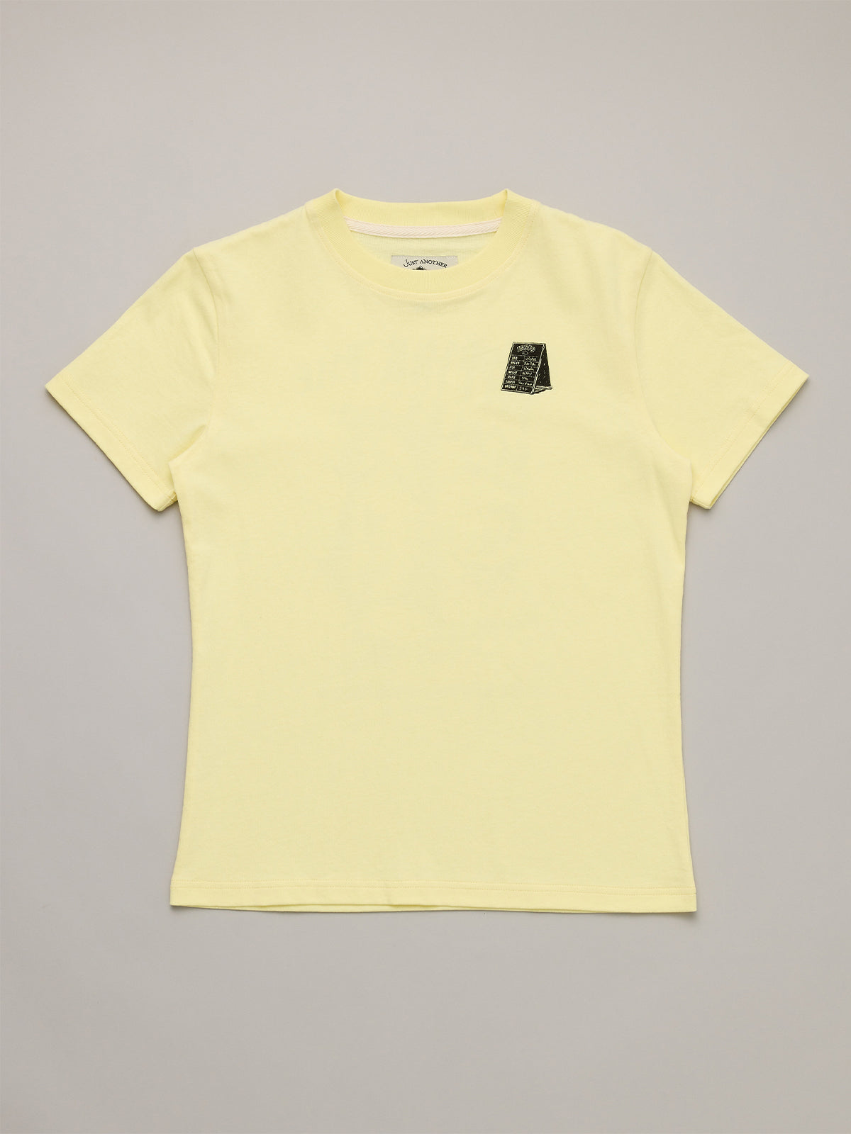 Just Another Fisherman Mini Tipping The Scales Short Sleeve Tee Dawn Yellow