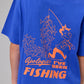 Just Another Fisherman Mini Apologies Short Sleeve Tee Cobalt