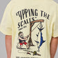 Just Another Fisherman Mini Tipping The Scales Short Sleeve Tee Dawn Yellow