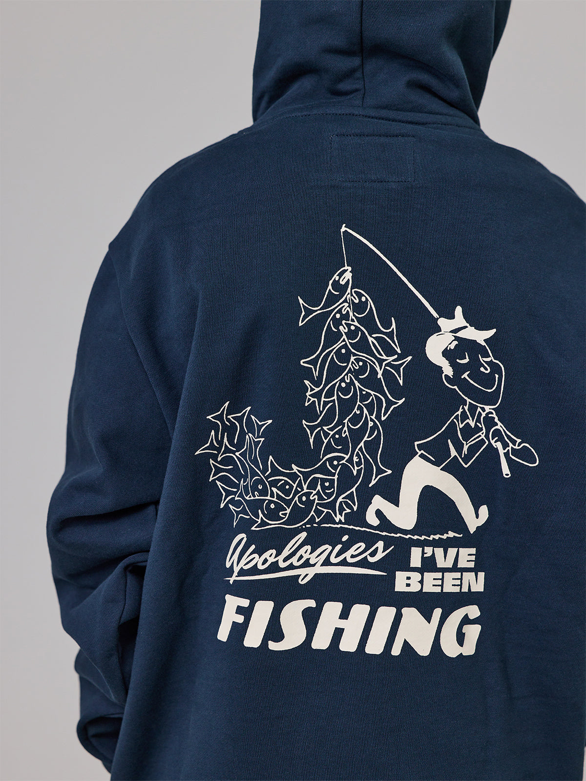 Just Another Fisherman Mini Apologies Hood Navy