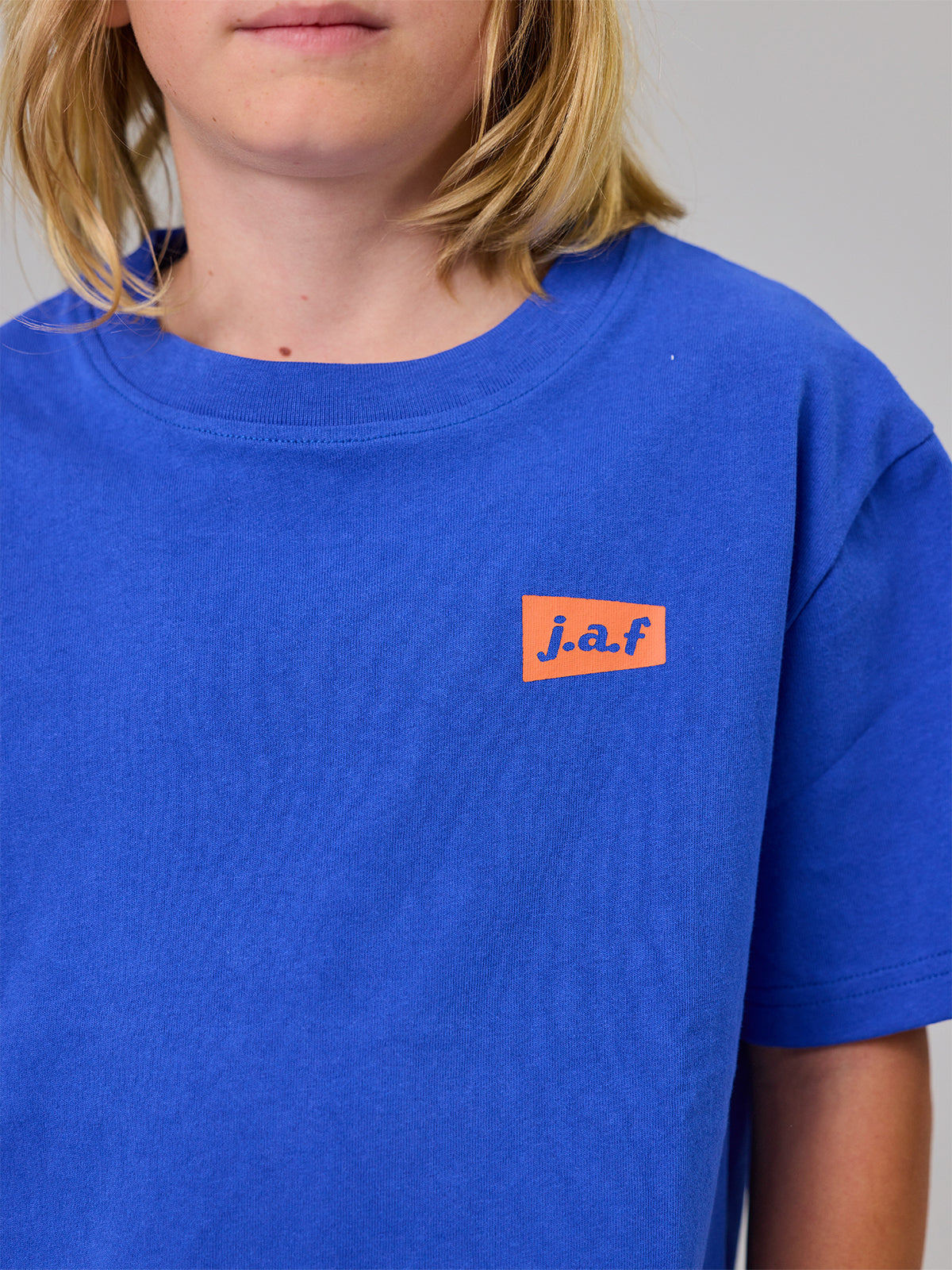Just Another Fisherman Mini Apologies Short Sleeve Tee Cobalt